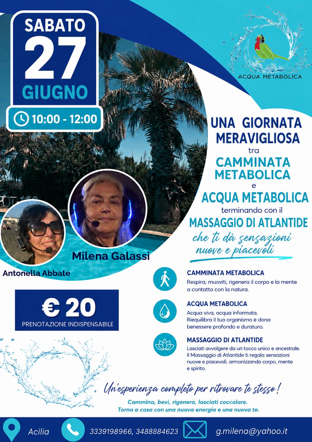 Acilia _ Roma Acqua e Camminata metabolica
