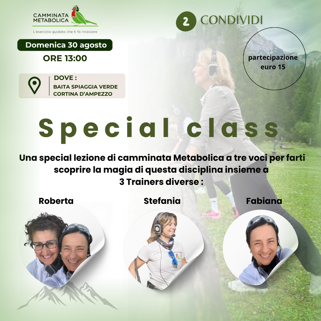 special class allenamento con Fabiana Stefania e Roberta