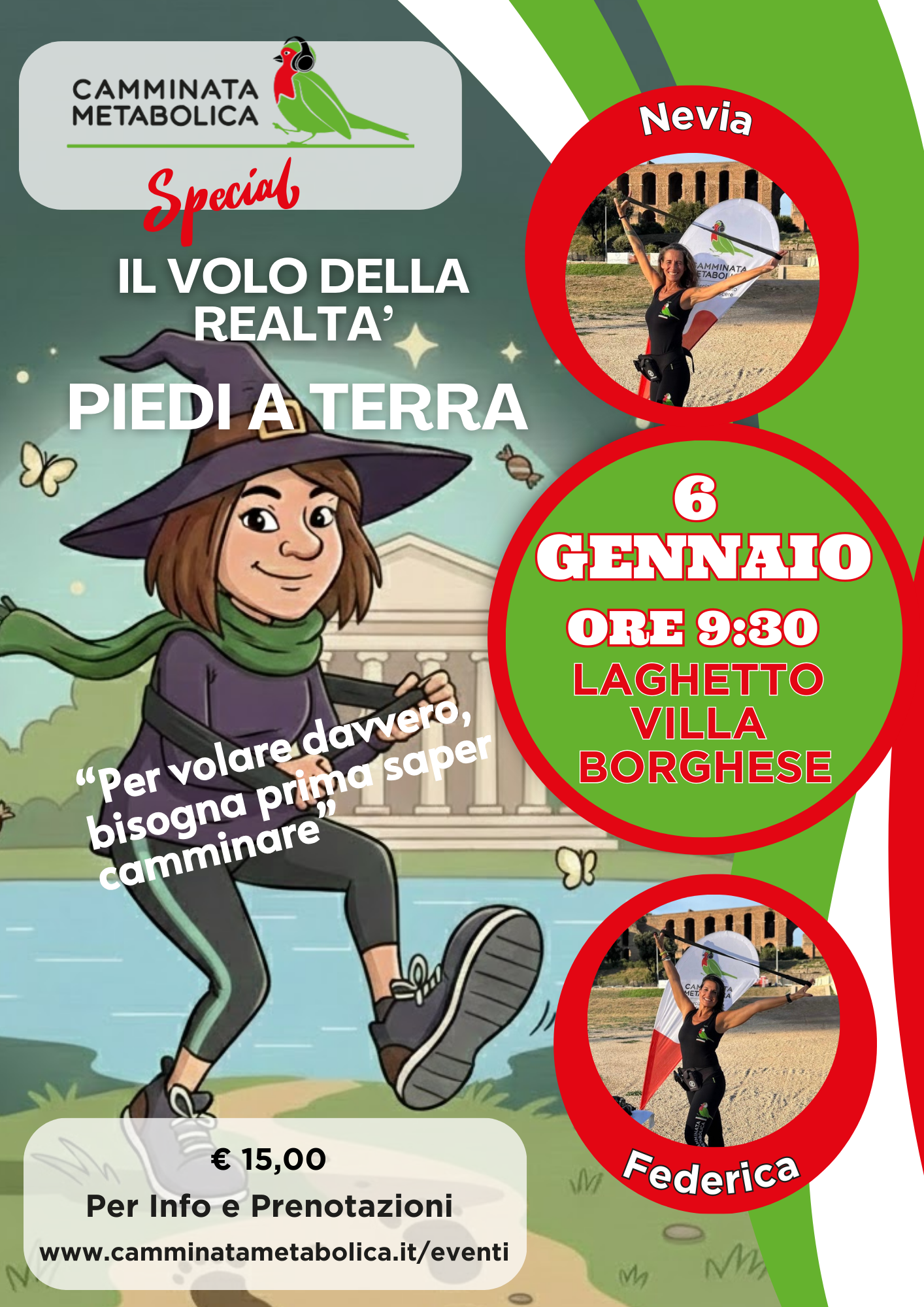 ROMA - LAGHETTO DI VILLA BORGHESE - IL VOLO DELLA REALTA'