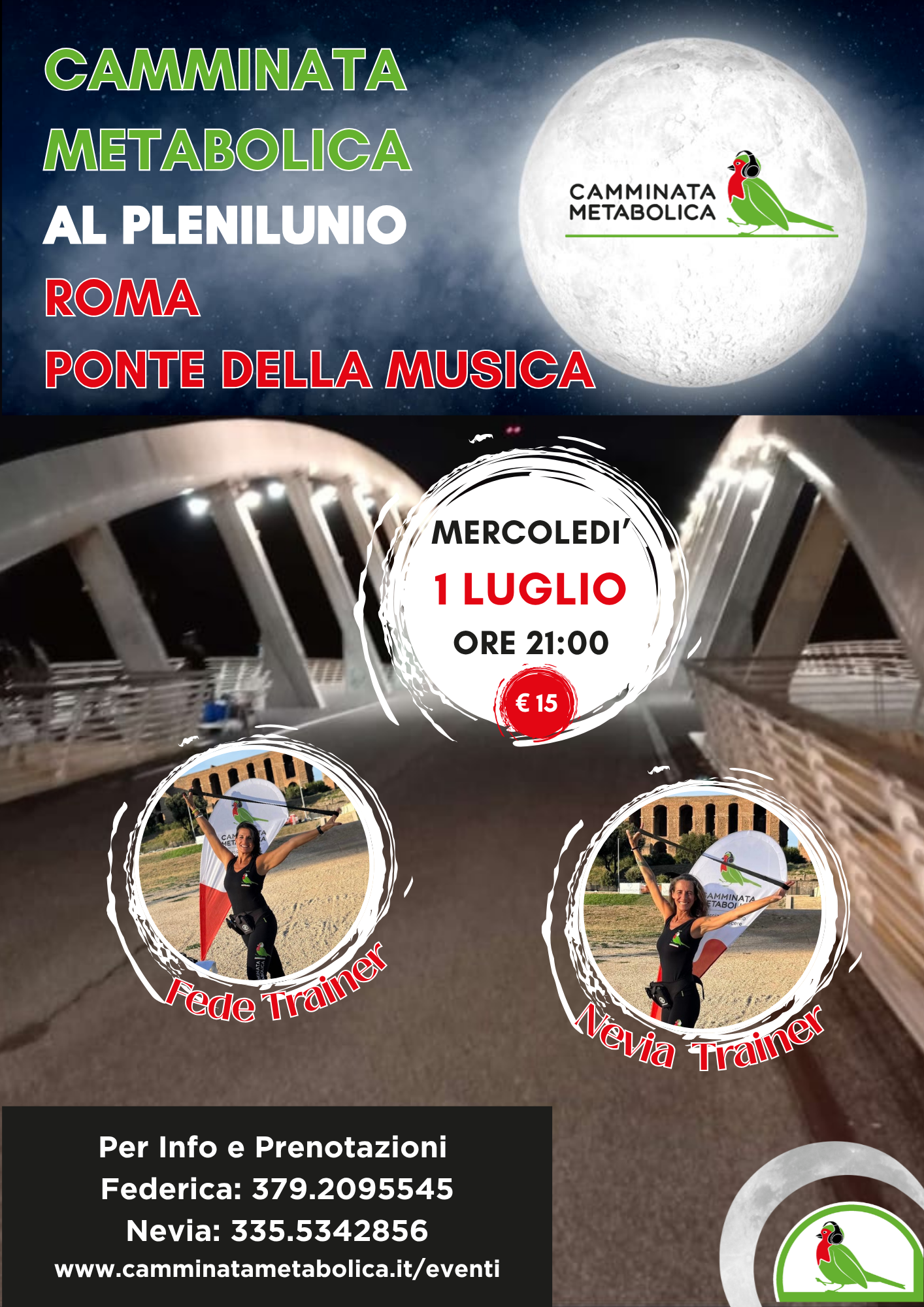 ROMA - CAMMINATA ENERGETICA AL PLENILUNIO