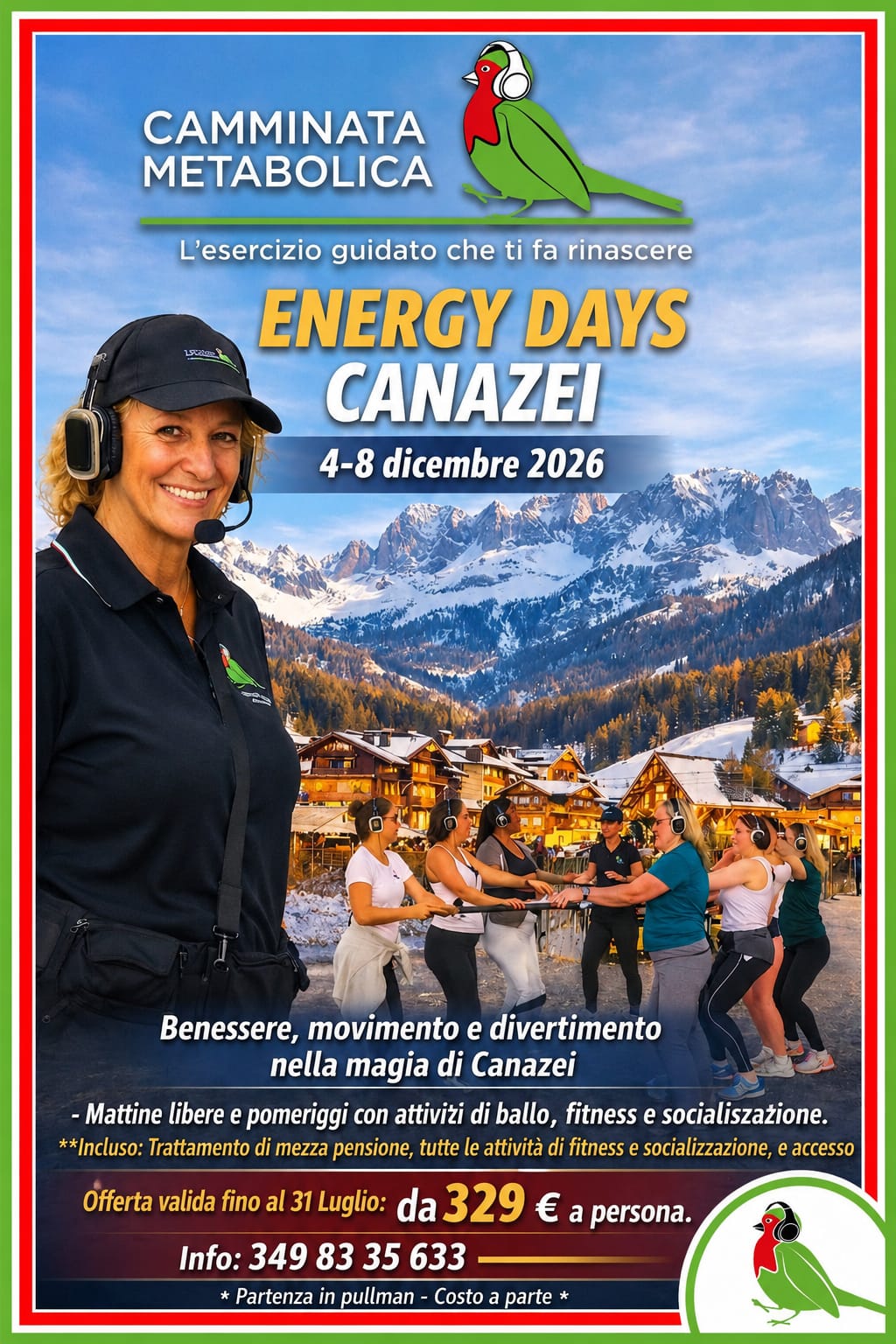 Evento Camminata Metabolica a CANAZEI