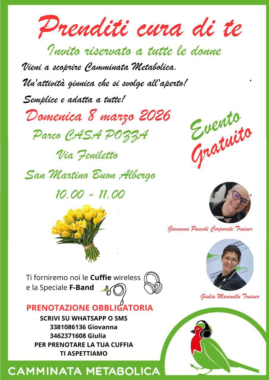 8 marzo - PRENDITI CURA DI TE - San Martino Buon Albergo(VR)