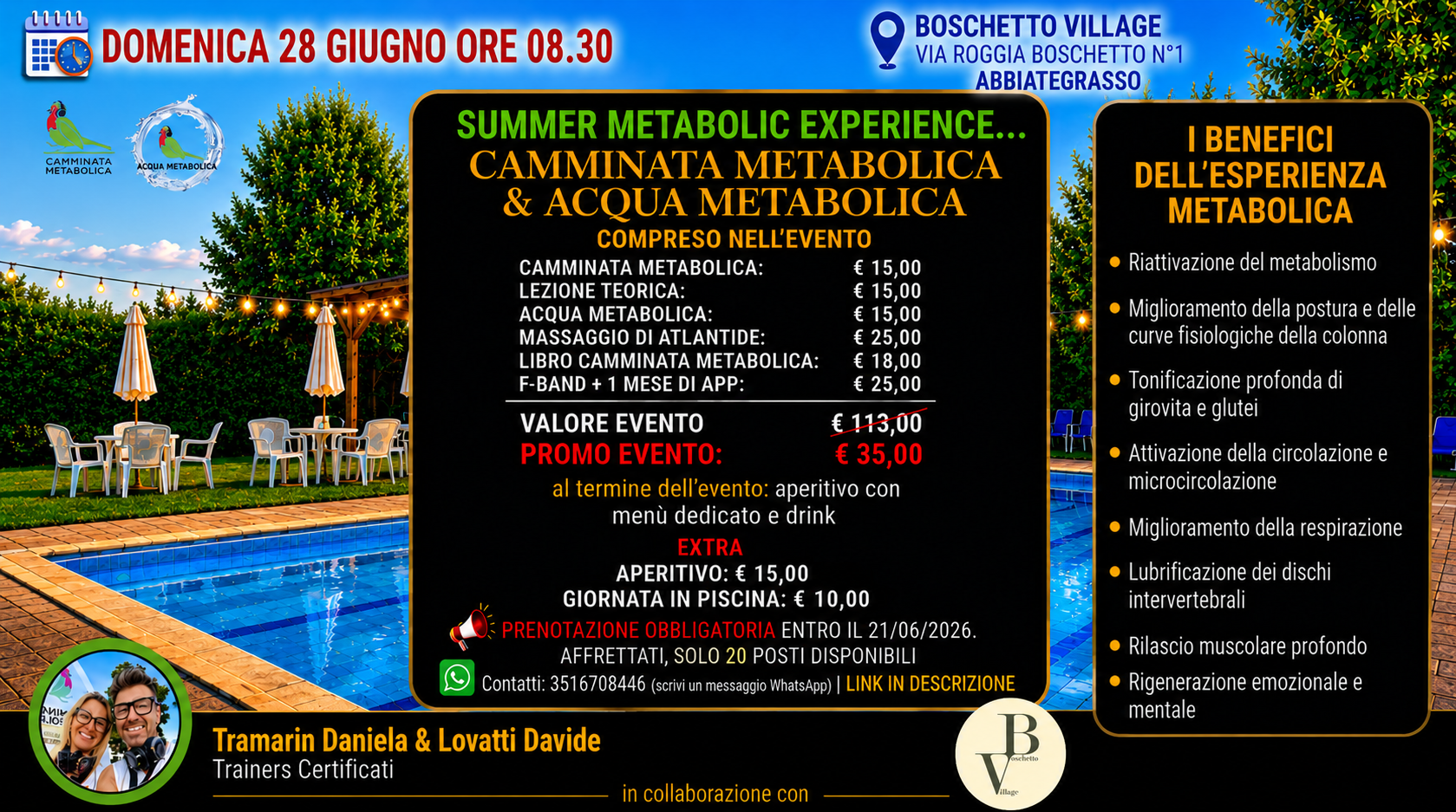 SUMMER METABOLIC EXPERIENCE 