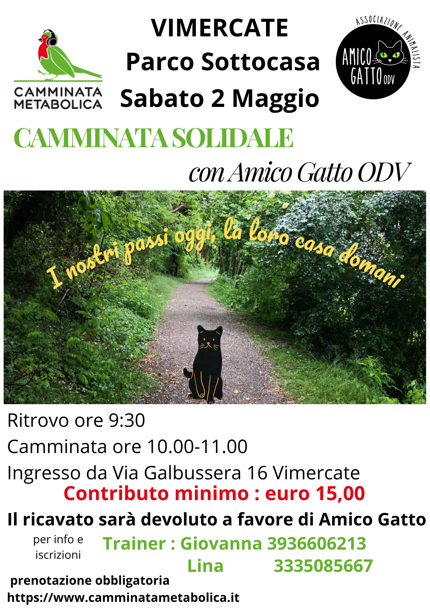Camminata solidale con Amico Gatto ODV