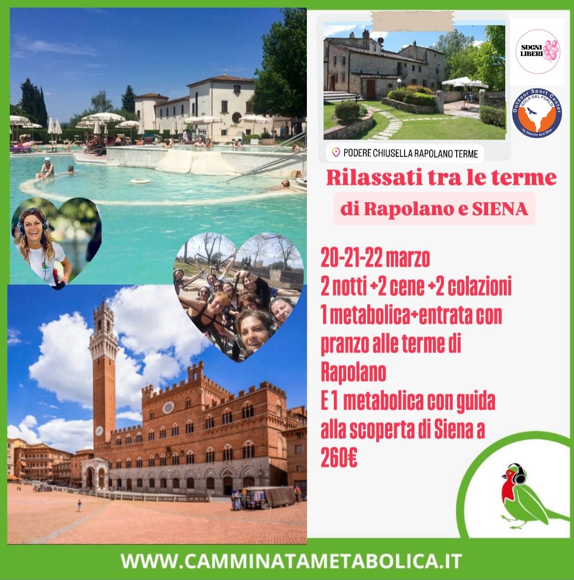 Rapolano Terme e Siena in pieno relax