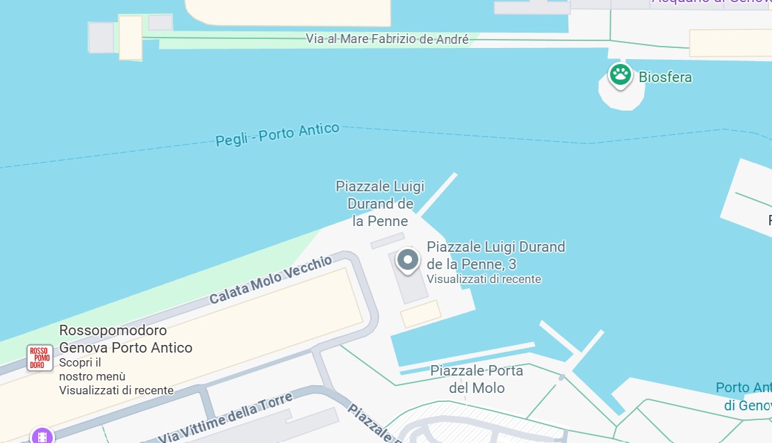 Porto Antico, Ge, Piazzale Luigi Durand de la Penne