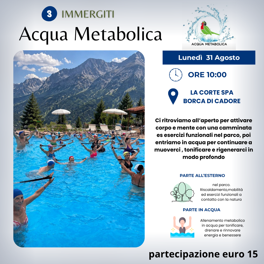 acqua metabolica con Stefania e Fabiana
