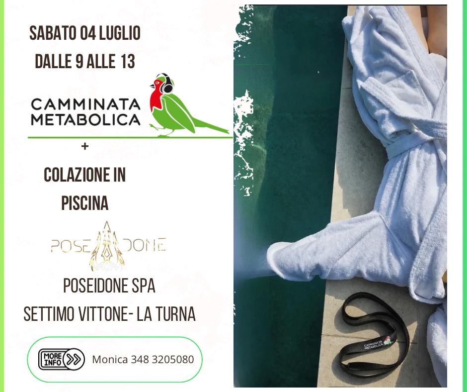 CAMMINATA METABOLICA E RELAX IN PISCINA